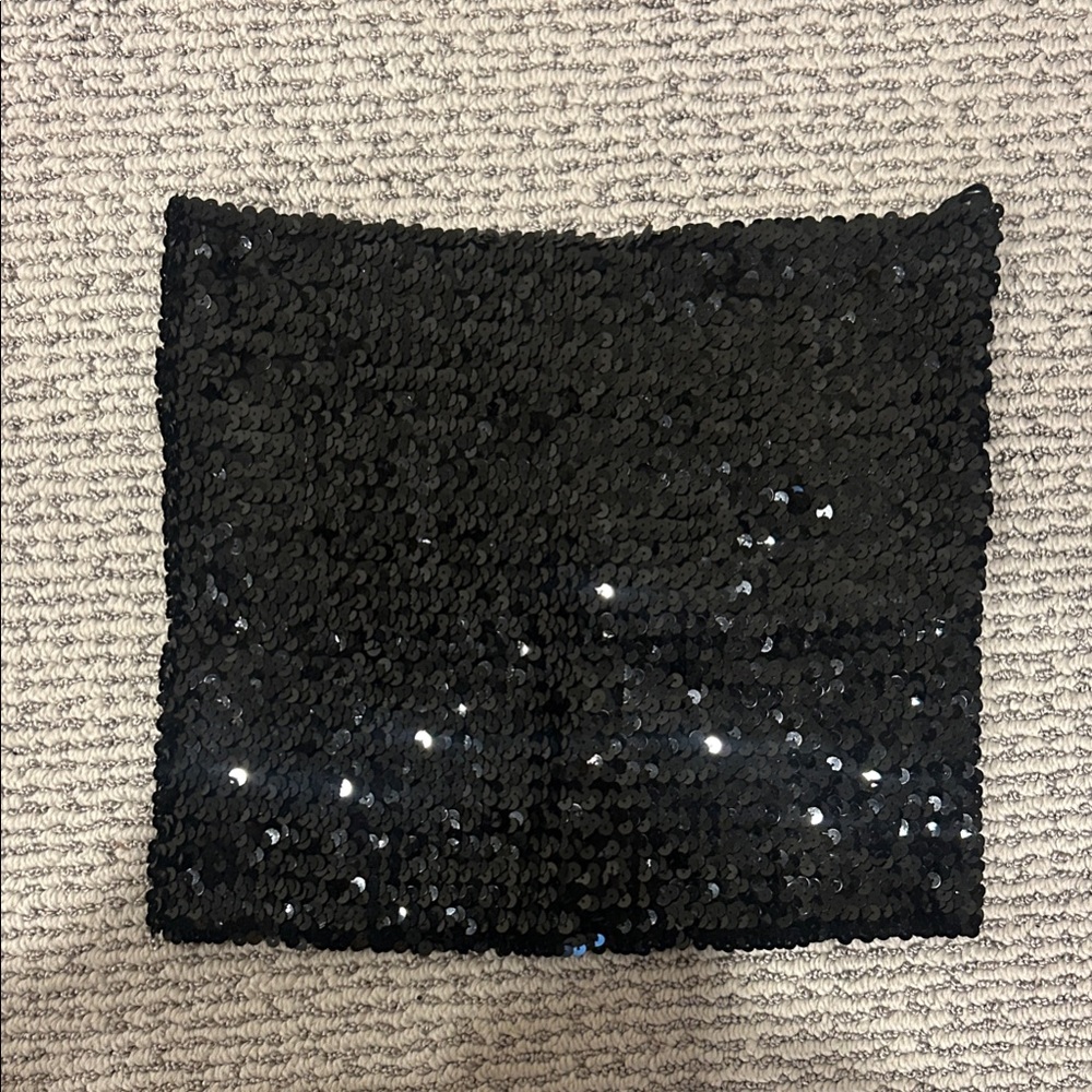 Jump Black Sequin Top